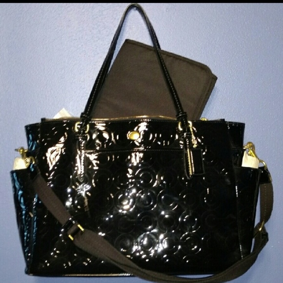 coach peyton diaper bag